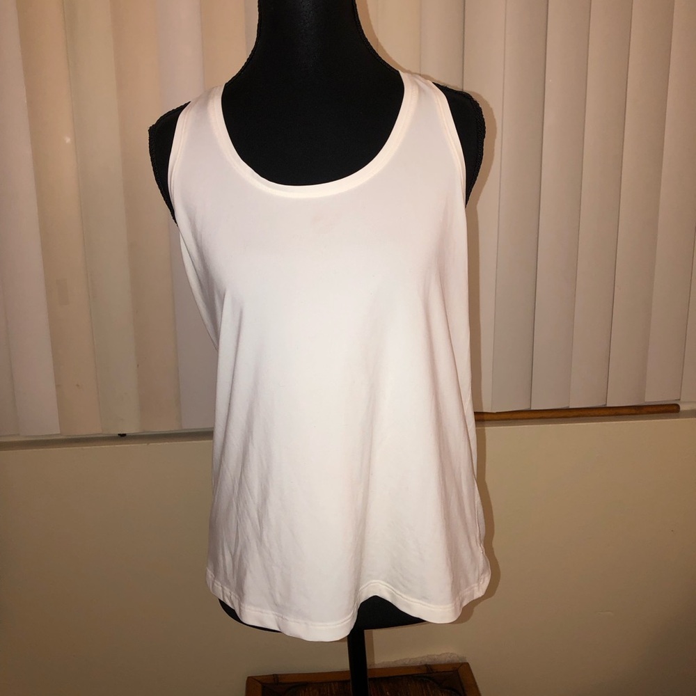 all in motion White Scoop Neck Women's Tank Top
